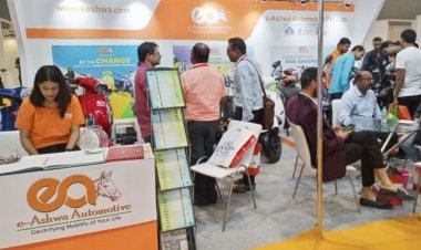 e-Ashwa Automotive showcases its wide range of advanced EV products at the Ride Asia Exhibition at Pragati Maidan, New Delhi