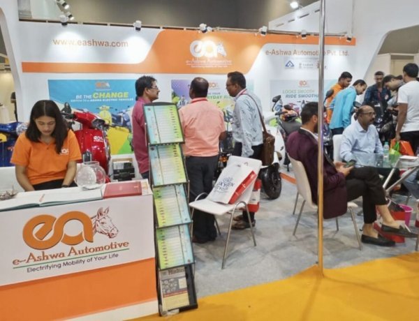 e-Ashwa Automotive showcases its wide range of advanced EV products at the Ride Asia Exhibition at Pragati Maidan, New Delhi