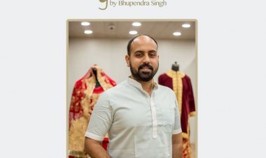 Yuvti by Bhupendra Singh, sings the hymns of rich Indian tradition, rekindled through Hand Crafted Royal Poshak