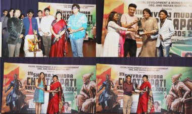 9th Chhatrapati Shivaji Maharaj Award took place with musical and hilarious pomp and show!