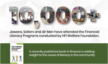 Golf Swings and Money Sutras, a book that is a boon to community welfare cause