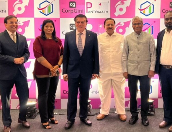 Pantomath Group Directors with Dr Kiran C Patel, global philanthropist and billionaire serial entrepreneur, and Others