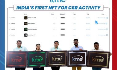 KME - India's First NFT for CSR Activity Launch