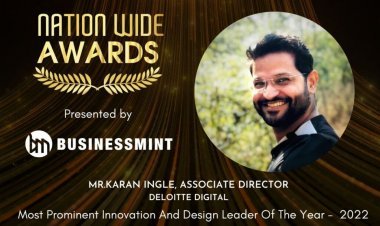Karan Ingle Is Awarded Most Prominent Innovation And Design Leader Of The Year By Business Mint