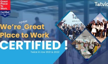 Tatvic is Recognized as a 'Great Workplace' in the Great Place To Work Survey 2022; Two years in a Row