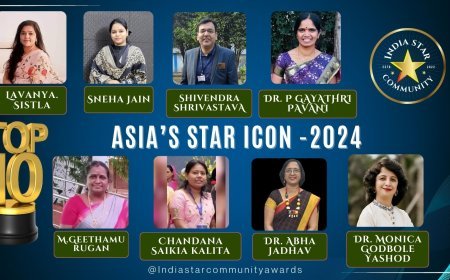 Celebrating Excellence - India Star Community Announces Top 10 Asia’s Star Icon - 2024