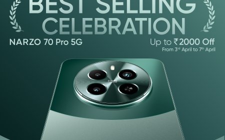 realme announces ‘Best-Selling Celebration’ offers on the latest realme NARZO smartphones starting from 3rd April on realme.com and Amazon.in