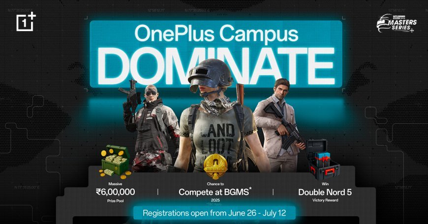 OnePlus Unveils Nationwide Gaming Tournament for Students, Winners to Enter BGMS 2025