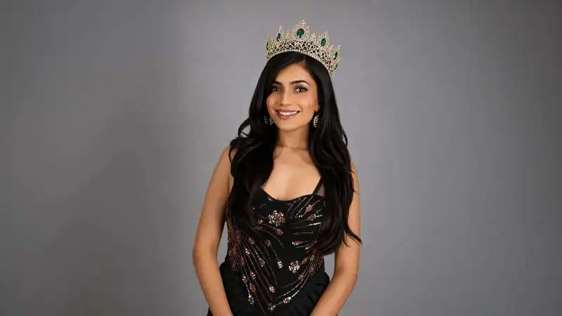 Madhya Pradesh’s Harshita Sahu: Small-Town Data Analyst Turns Miss Universe MP 2026 Winner